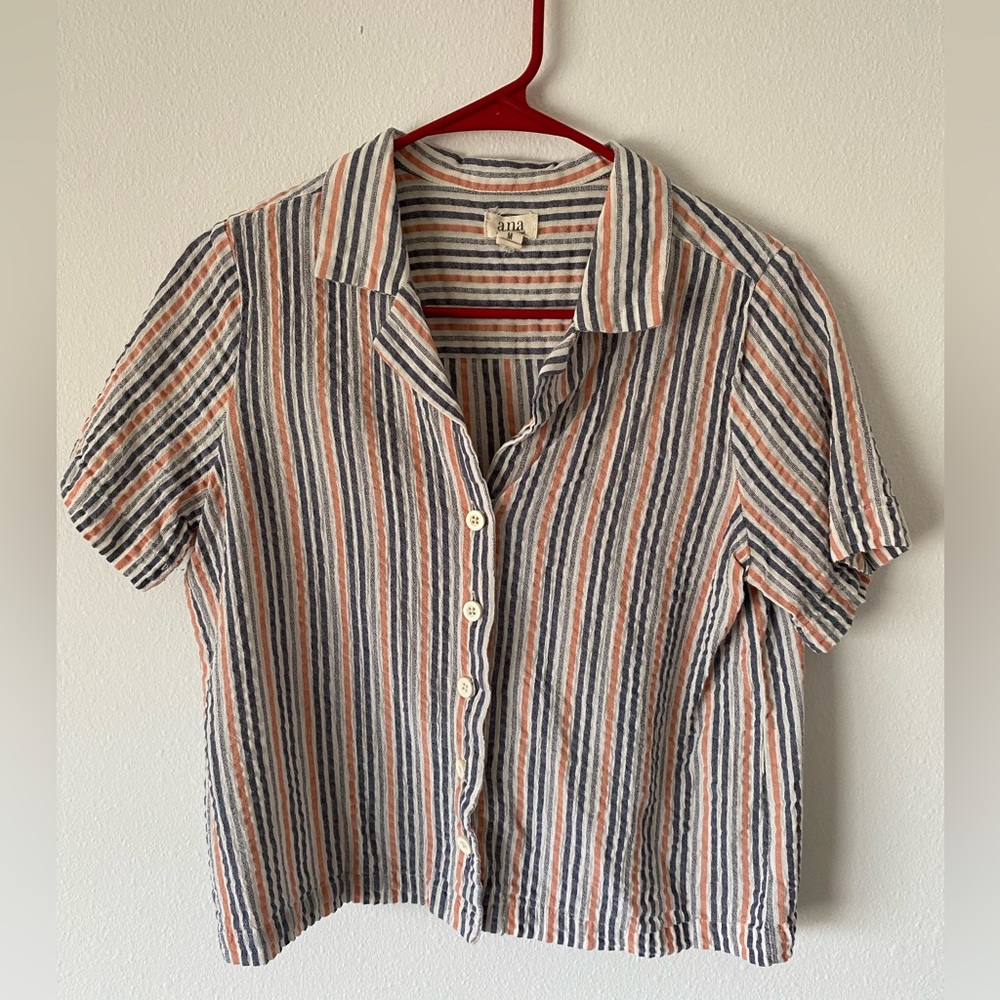 Stripped Button Up